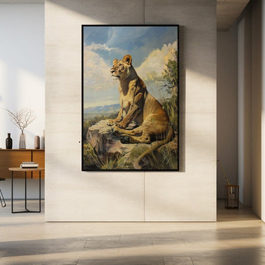 Lioness Painting